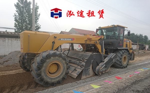 中置路拌機租賃，中置式灰土路拌機出租